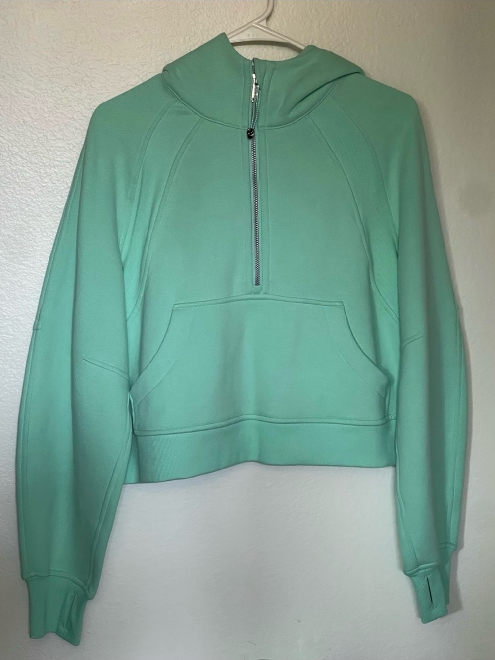NWOT Lululemon Scuba Oversized Half-Zip Hoodie in Wild Mint XS/S